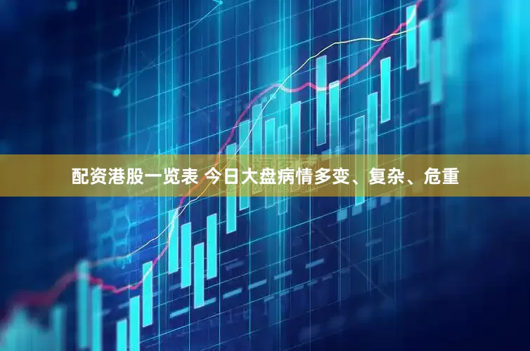 配资港股一览表 今日大盘病情多变、复杂、危重